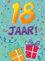Party Planet Verjaardagskaart nr. 18