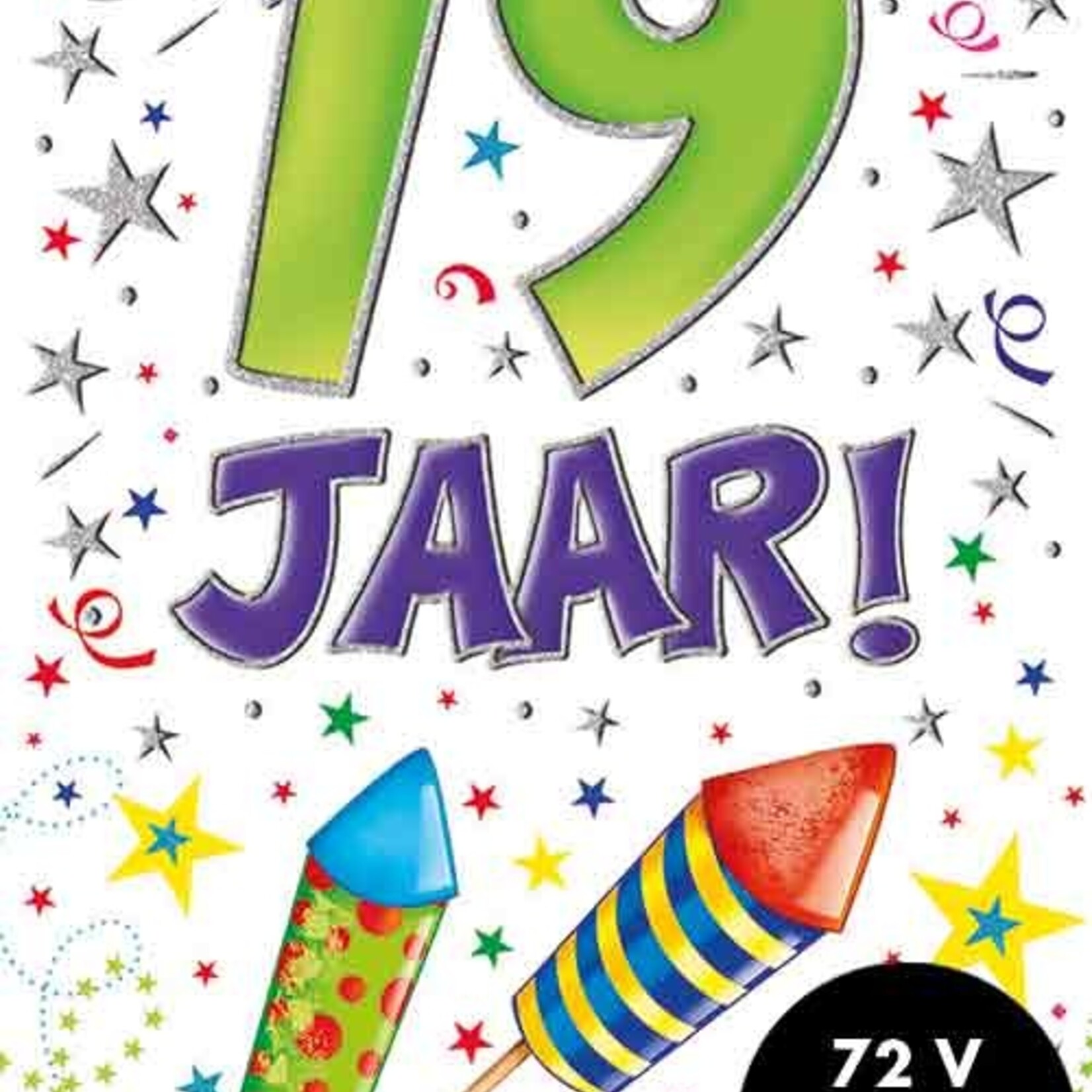Party Planet Verjaardagskaart nr. 19