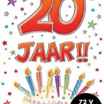 Party Planet Verjaardagskaart nr. 20