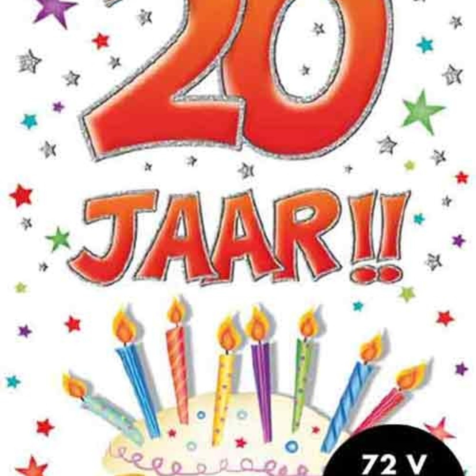Party Planet Verjaardagskaart nr. 20