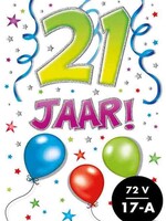 Party Planet Verjaardagskaart nr. 21