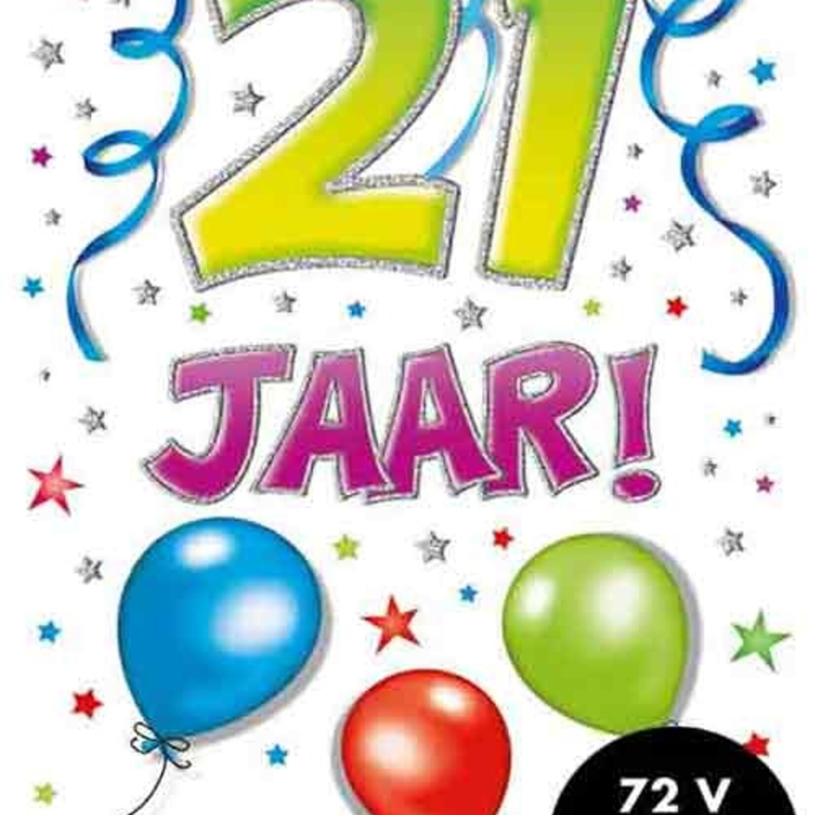 Party Planet Verjaardagskaart nr. 21