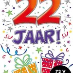 Party Planet Verjaardagskaart nr. 22