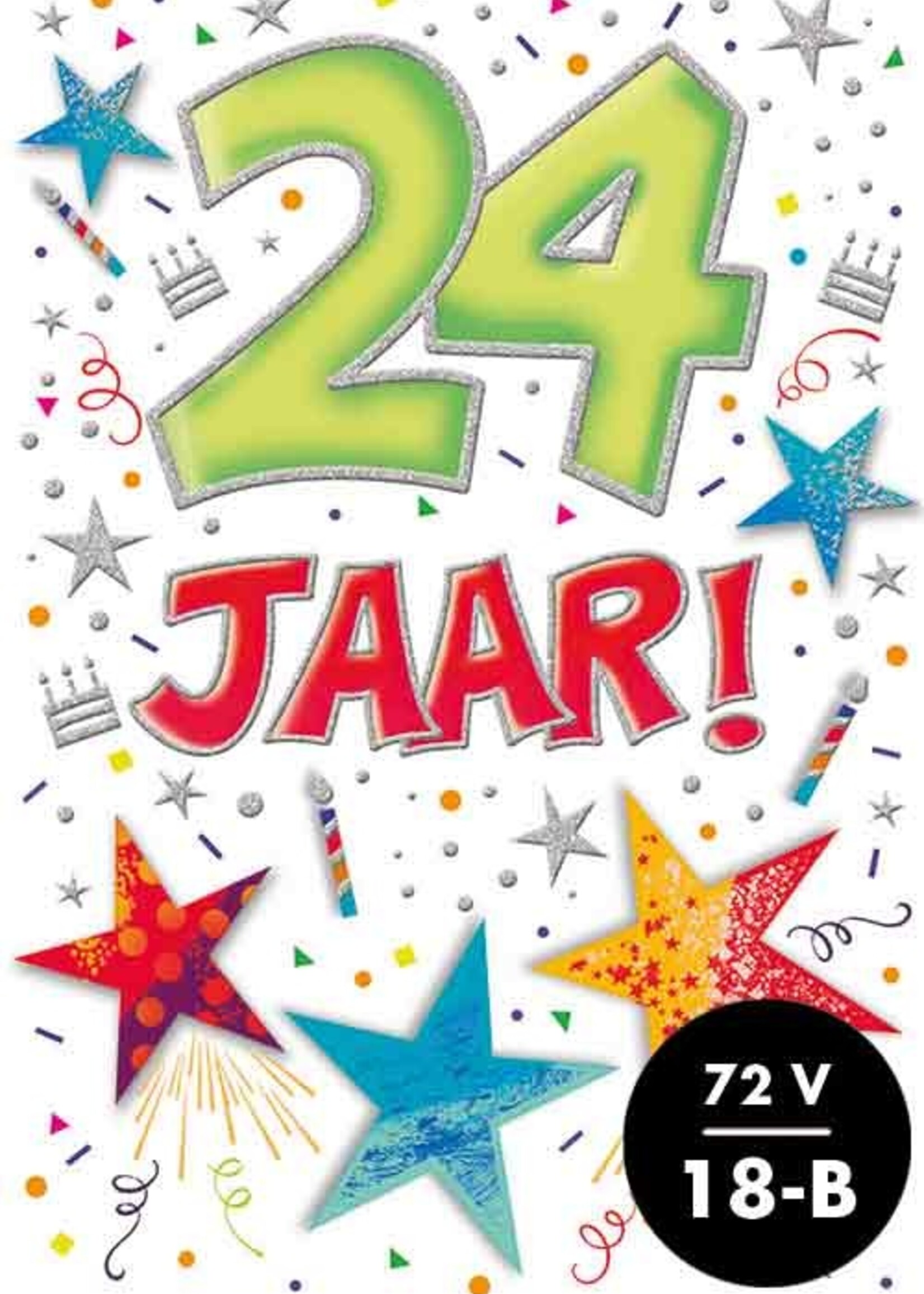 Party Planet Verjaardagskaart nr. 24