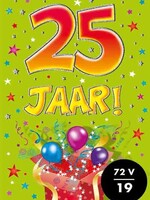 Party Planet Verjaardagskaart nr. 25
