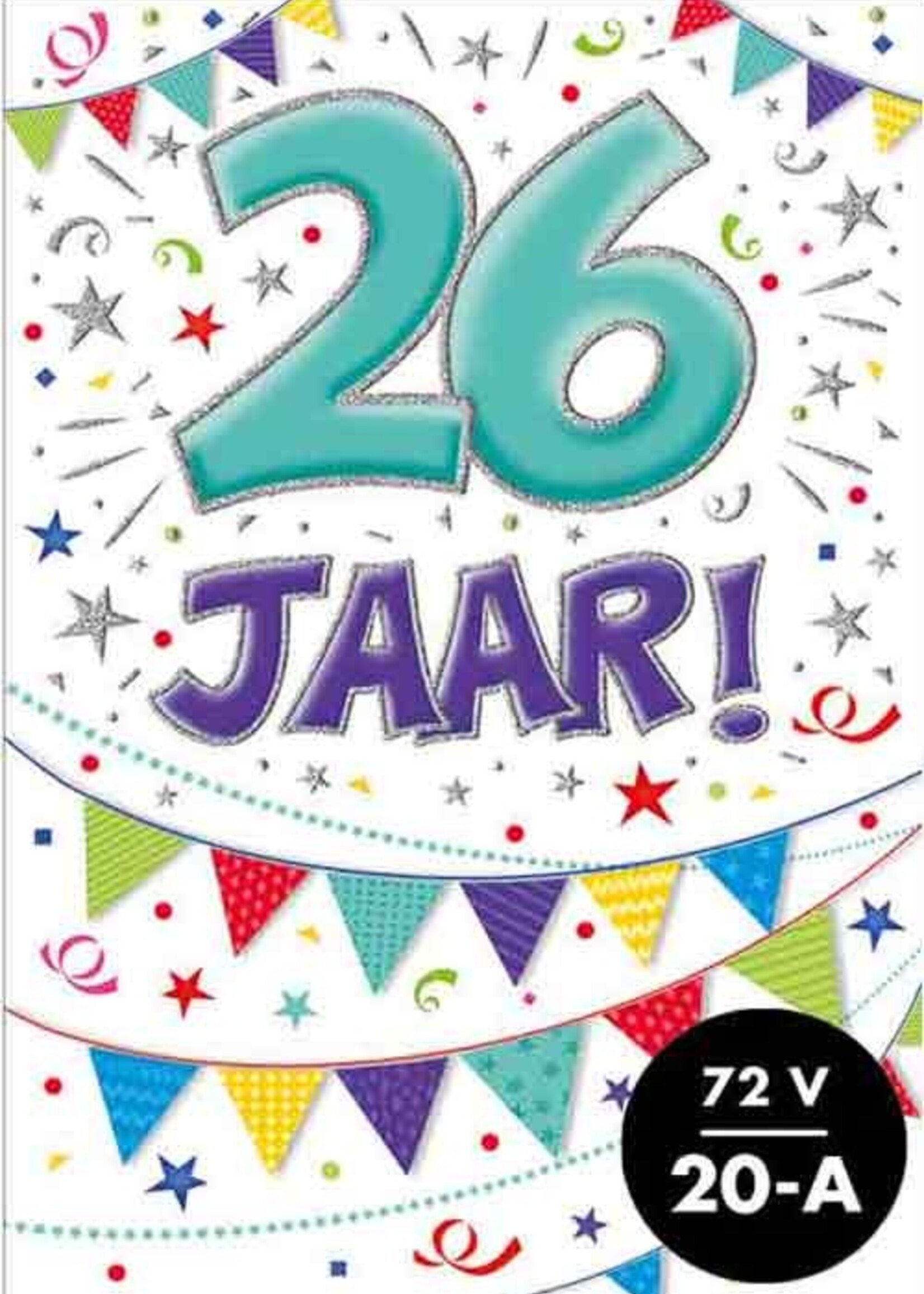 Party Planet Verjaardagskaart nr. 26