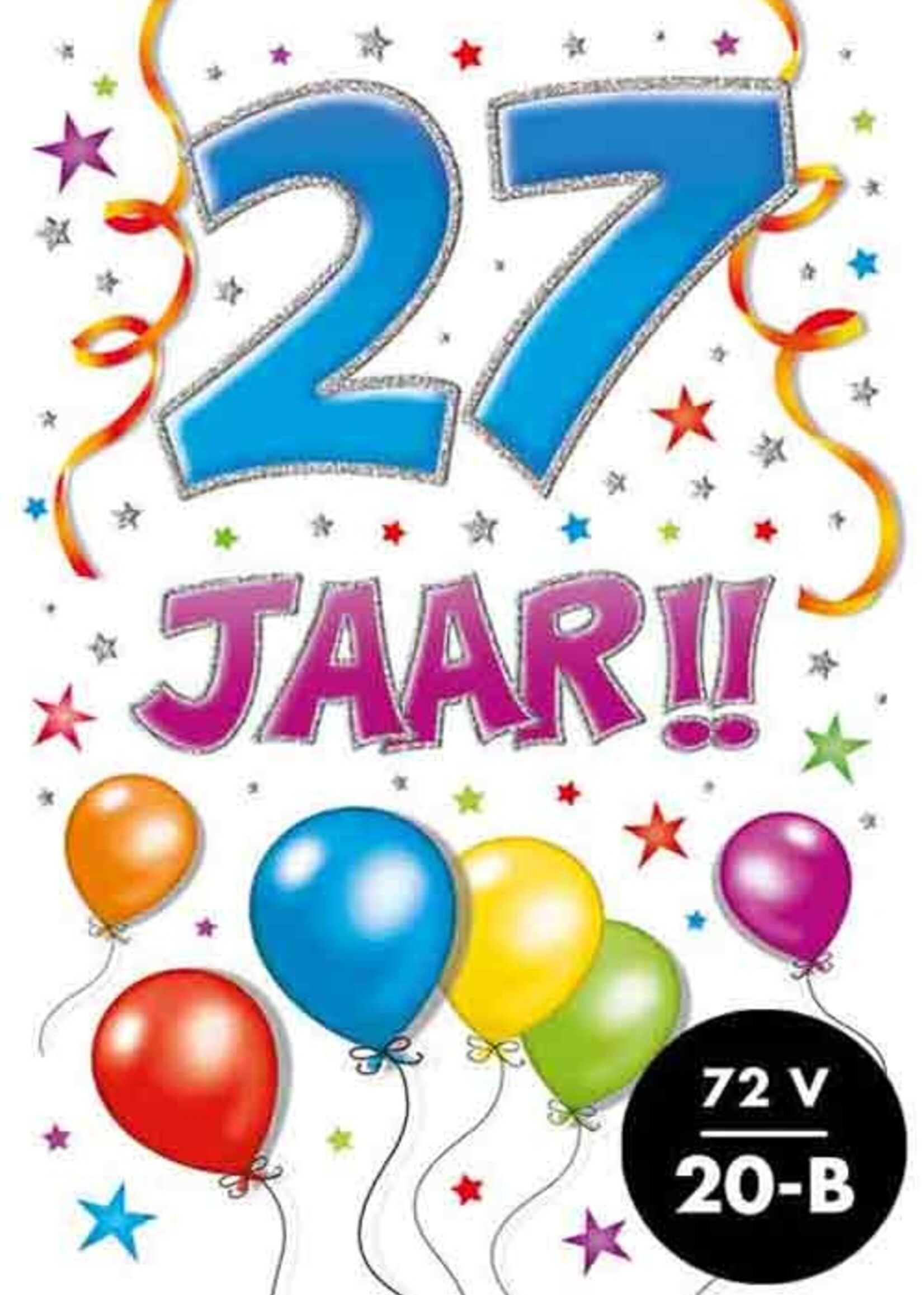 Party Planet Verjaardagskaart nr. 27