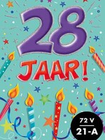 Party Planet Verjaardagskaart nr. 28