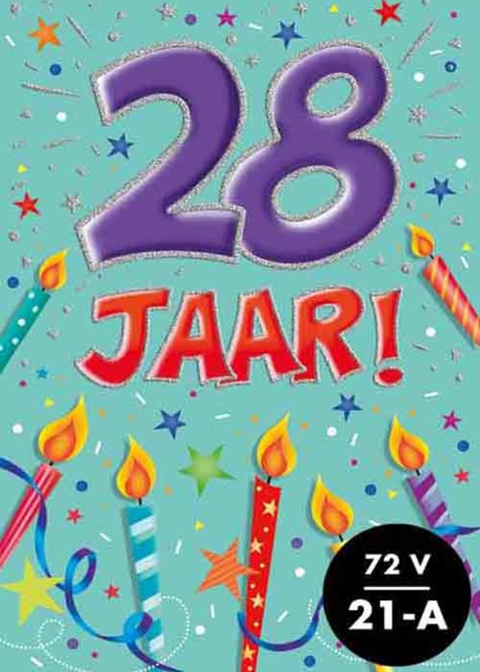 Party Planet Verjaardagskaart nr. 28