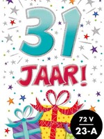 Party Planet Verjaardagskaart nr.  31