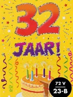 Party Planet Verjaardagskaart nr.  32