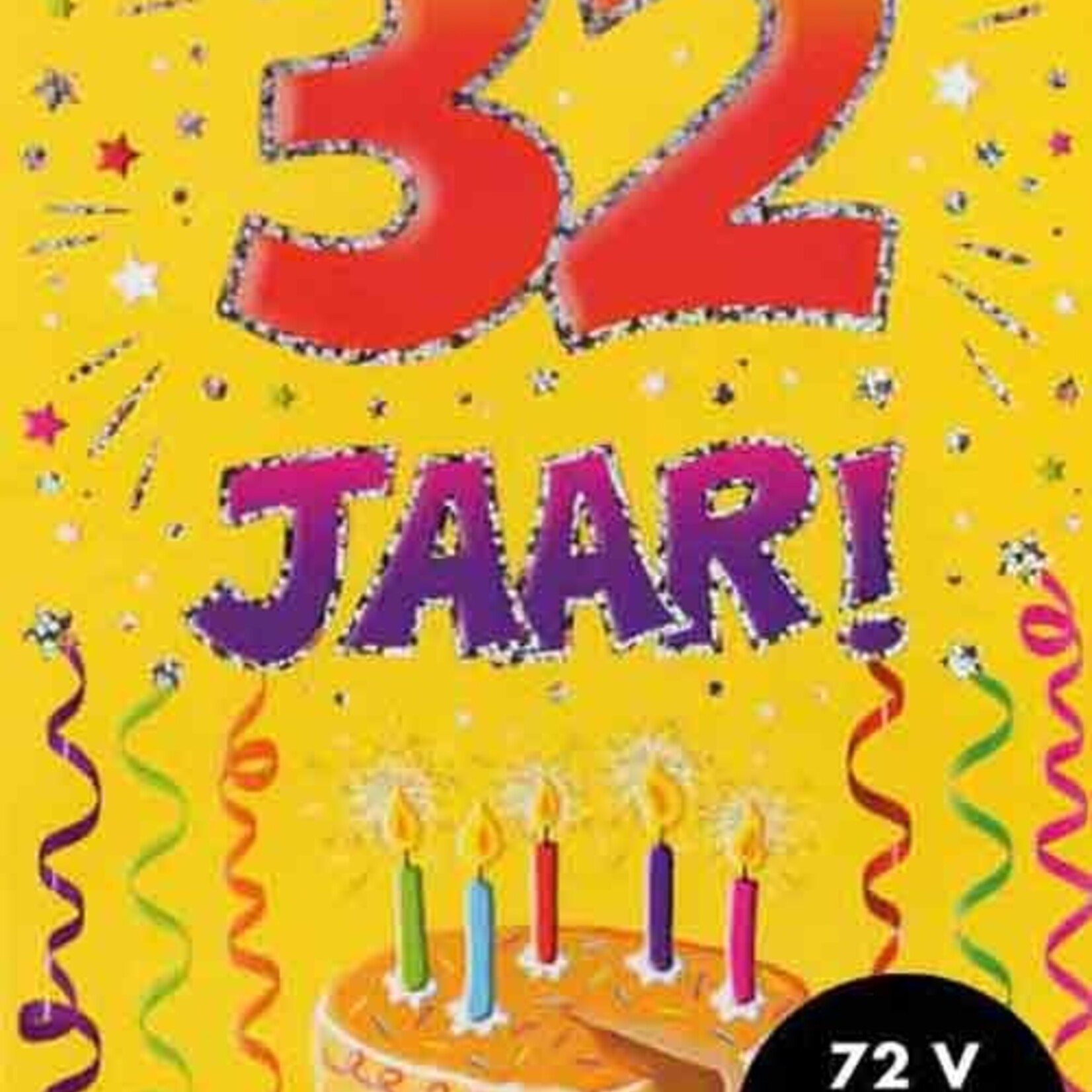 Party Planet Verjaardagskaart nr.  32