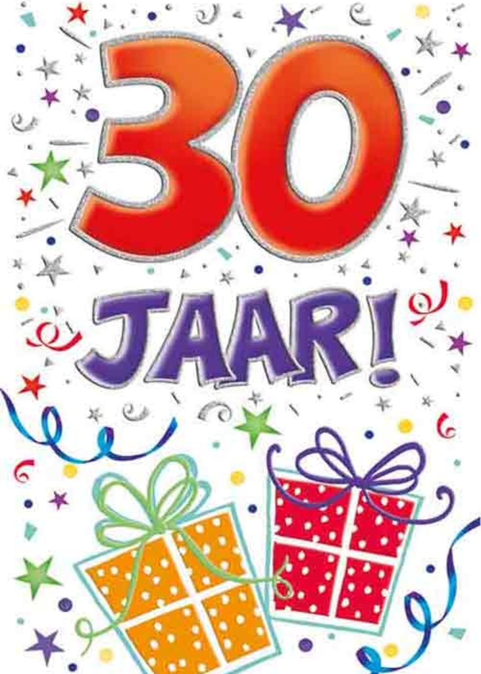 Party Planet Verjaardagskaart nr.  30Verjaardagskaart nr.  30  - Copy
