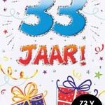 Party Planet Verjaardagskaart nr.  33