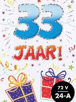 Party Planet Verjaardagskaart nr.  33