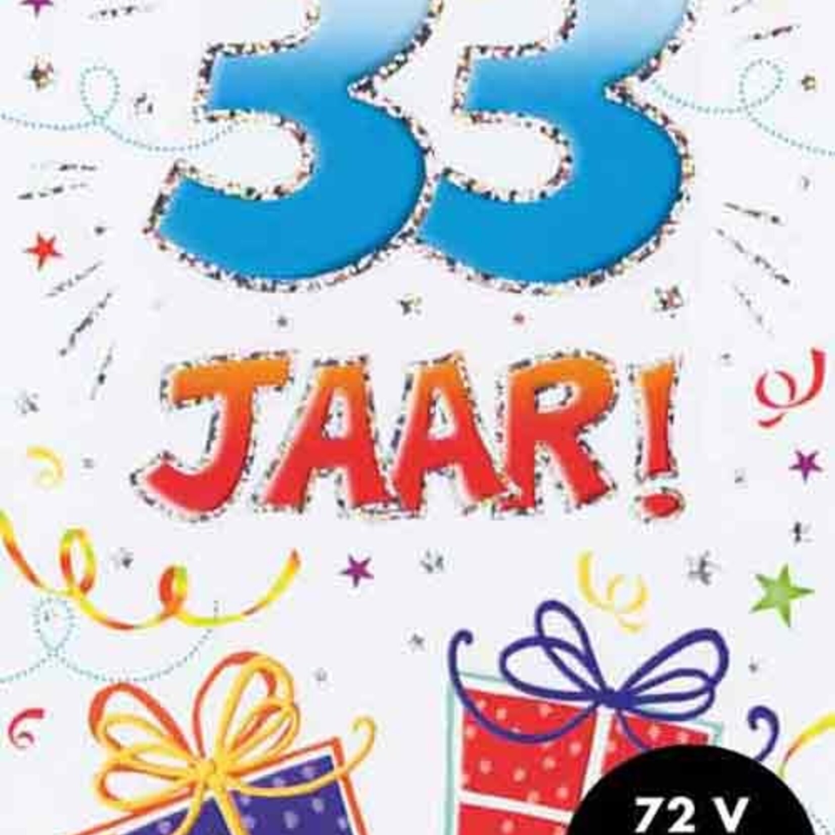 Party Planet Verjaardagskaart nr.  33