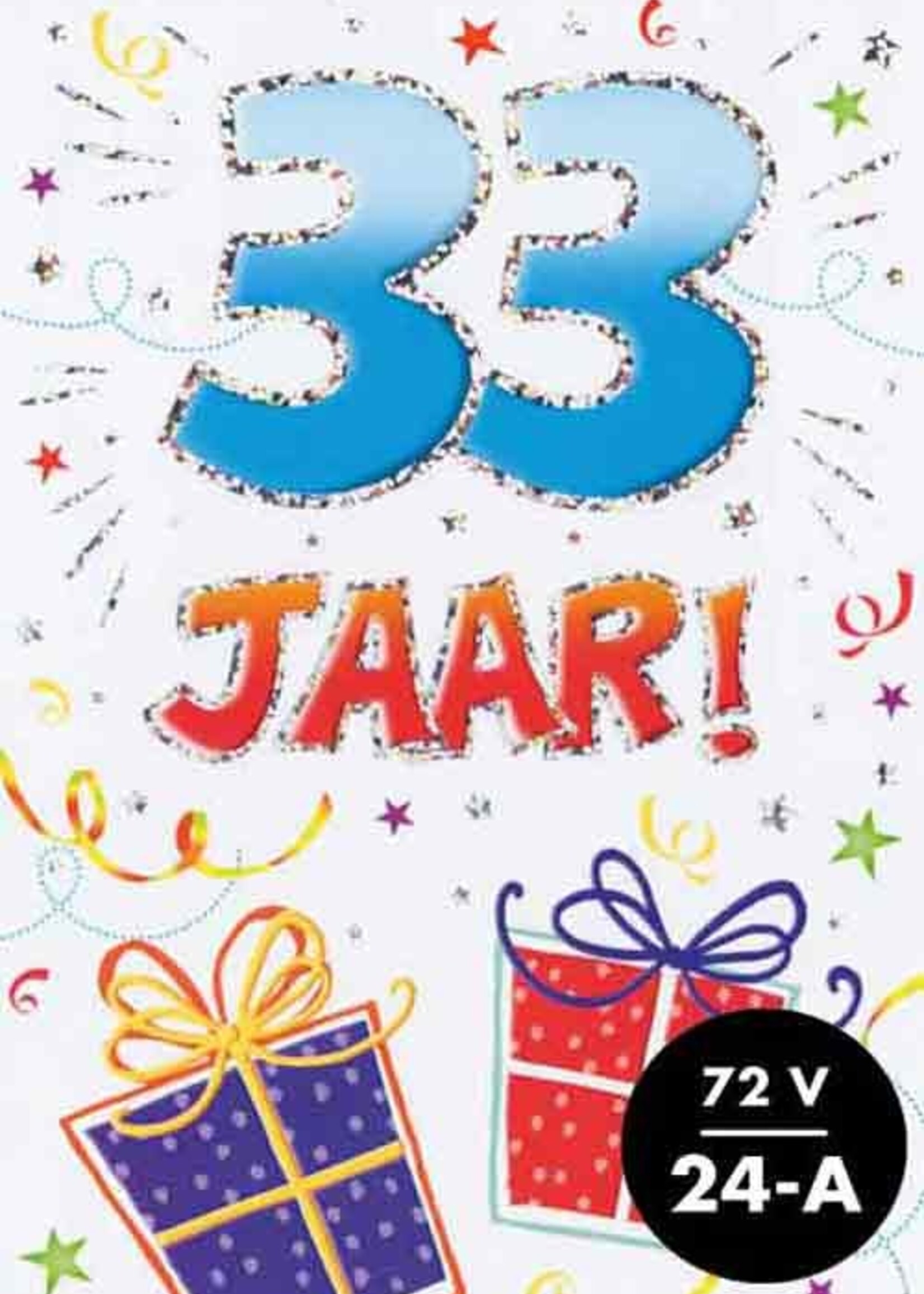 Party Planet Verjaardagskaart nr.  33