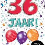 Party Planet Verjaardagskaart nr.  36