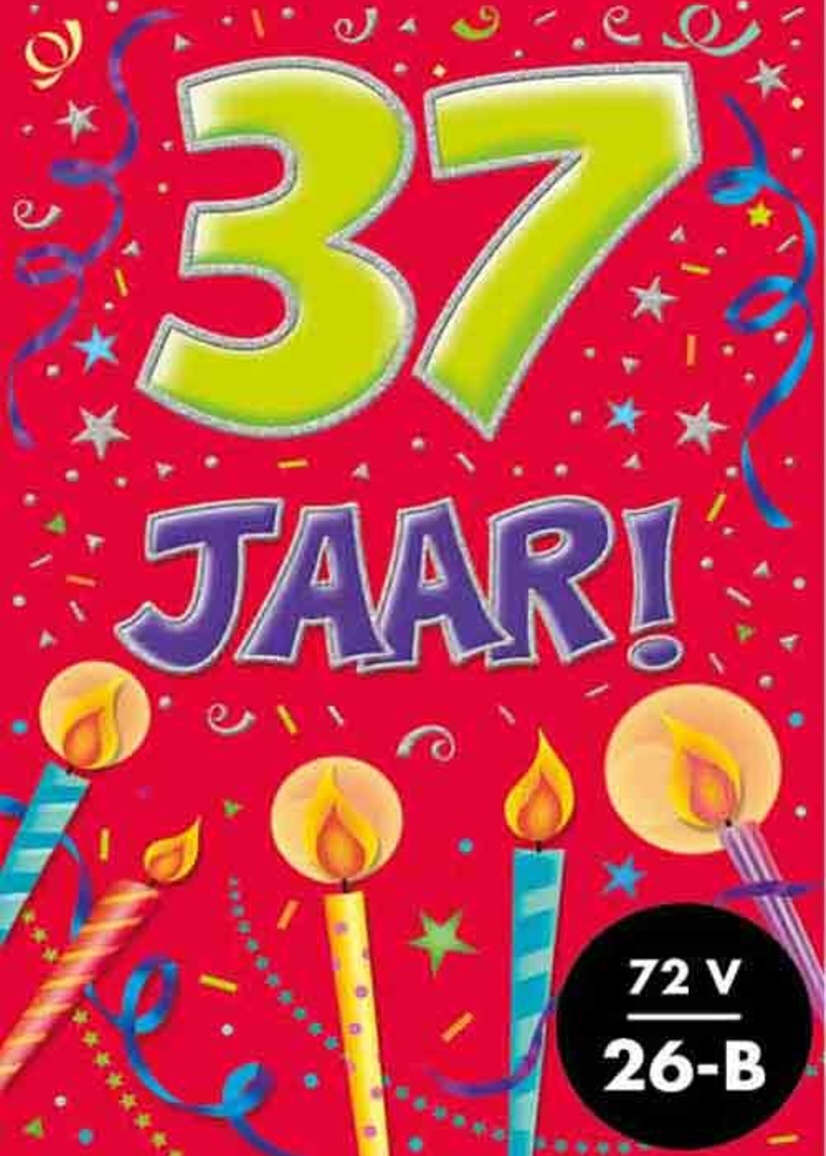 Party Planet Verjaardagskaart nr.  37