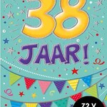 Party Planet Verjaardagskaart nr.  38
