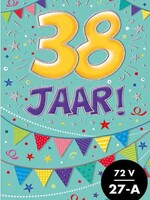 Party Planet Verjaardagskaart nr.  38