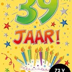 Party Planet Verjaardagskaart nr.  39