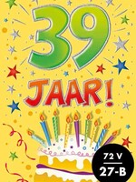Party Planet Verjaardagskaart nr.  39