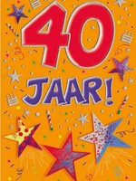 Party Planet Verjaardagskaart nr.  40