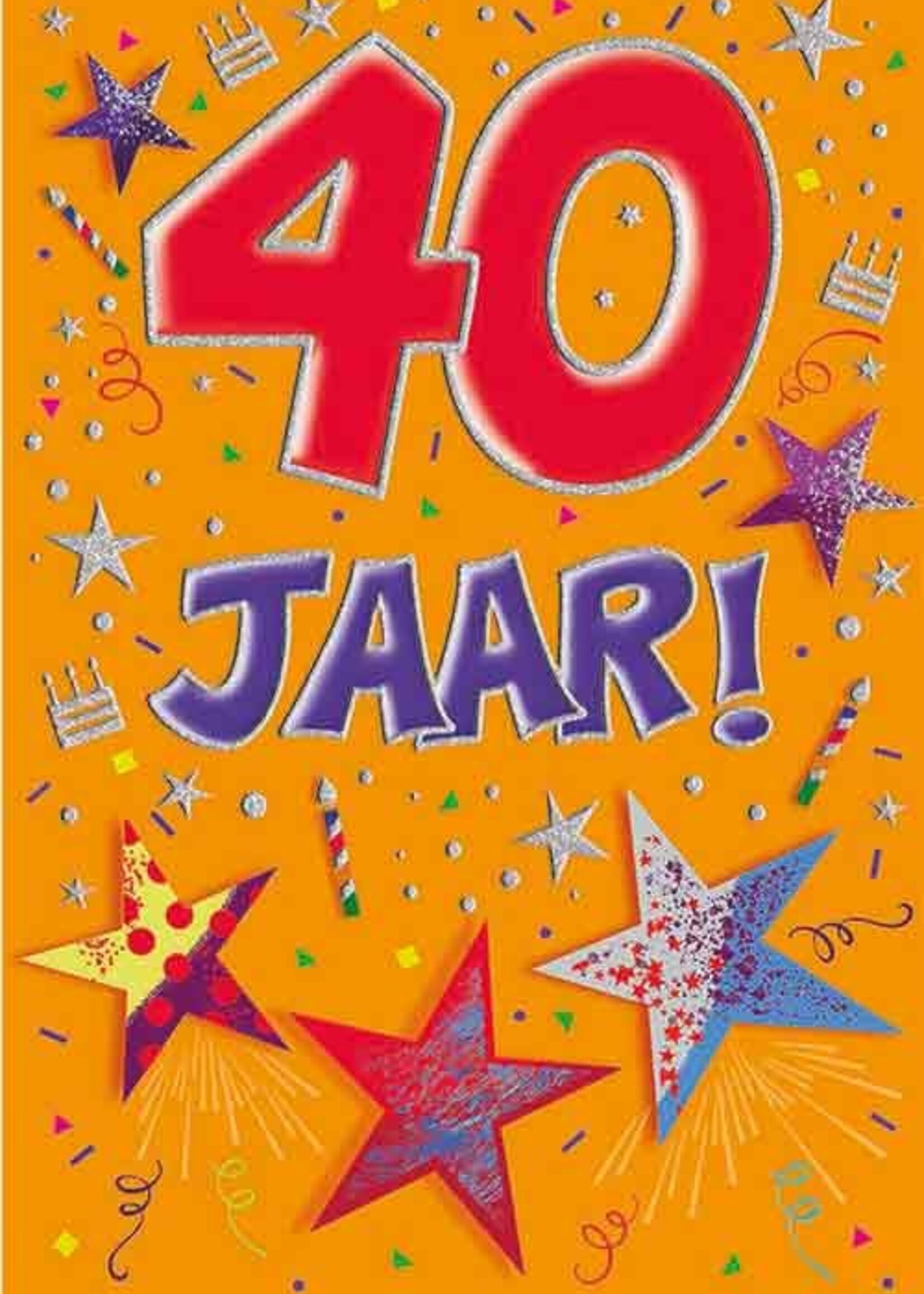 Party Planet Verjaardagskaart nr.  40