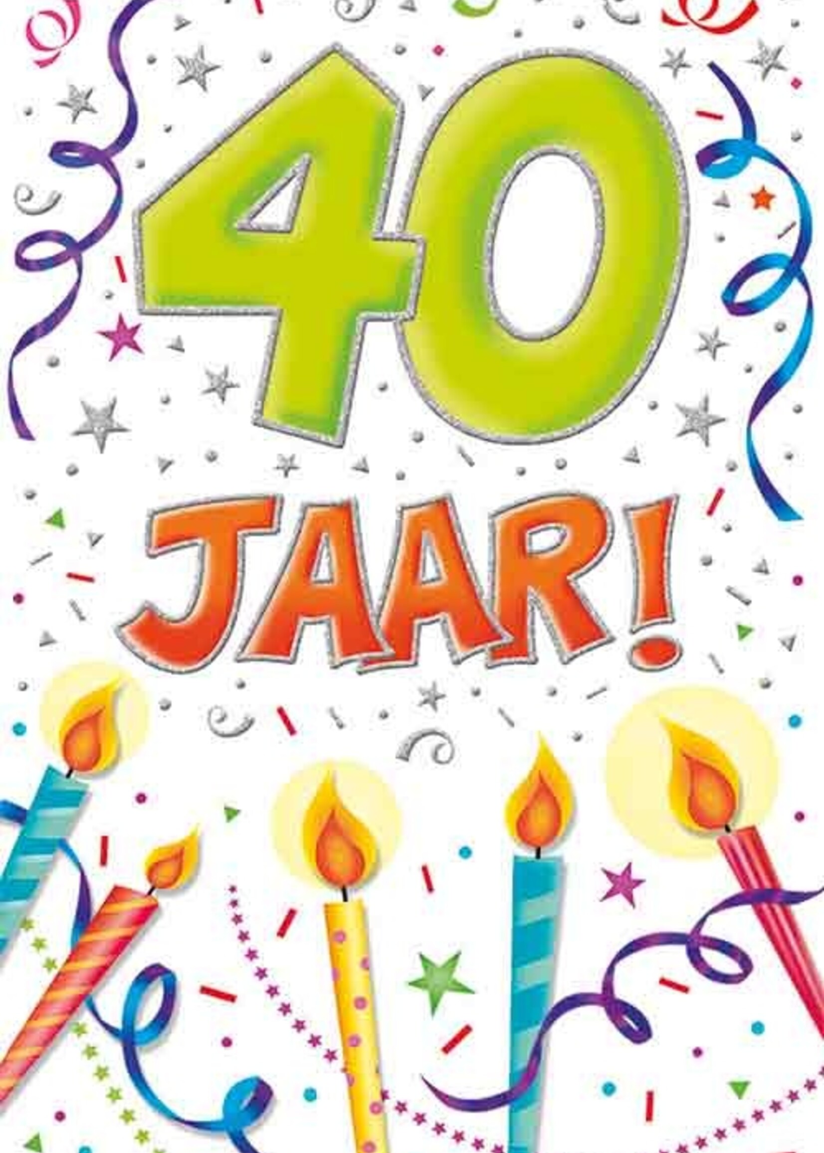 Party Planet Verjaardagskaart nr.  40