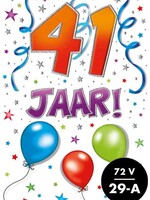 Party Planet Verjaardagskaart nr.  41