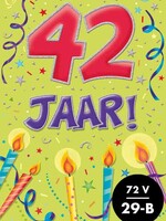 Party Planet Verjaardagskaart nr.  42