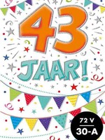 Party Planet Verjaardagskaart nr.  43