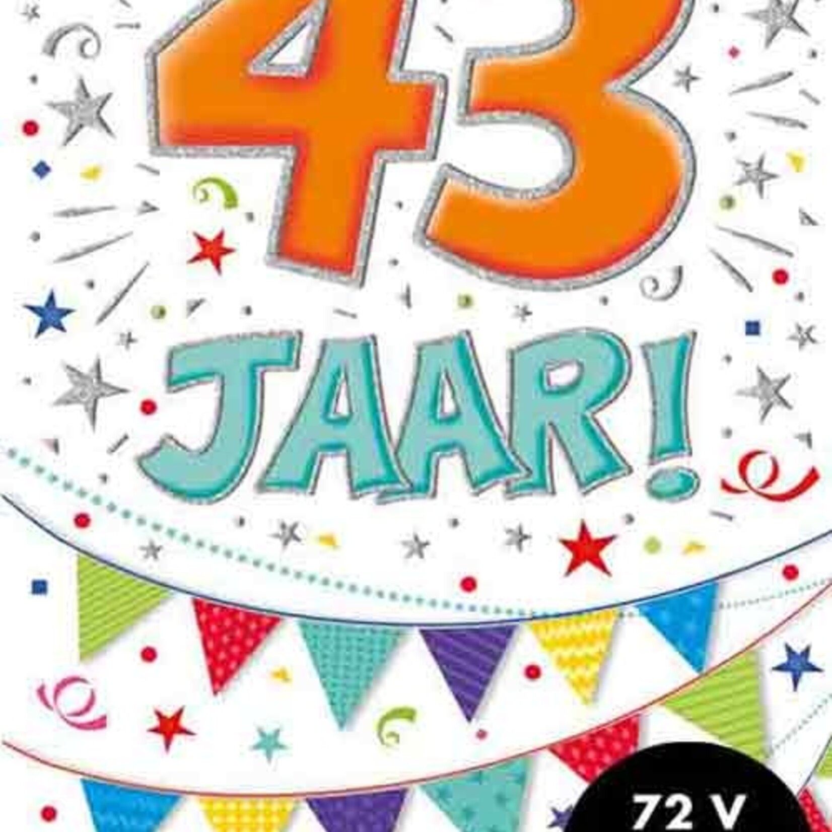 Party Planet Verjaardagskaart nr.  43