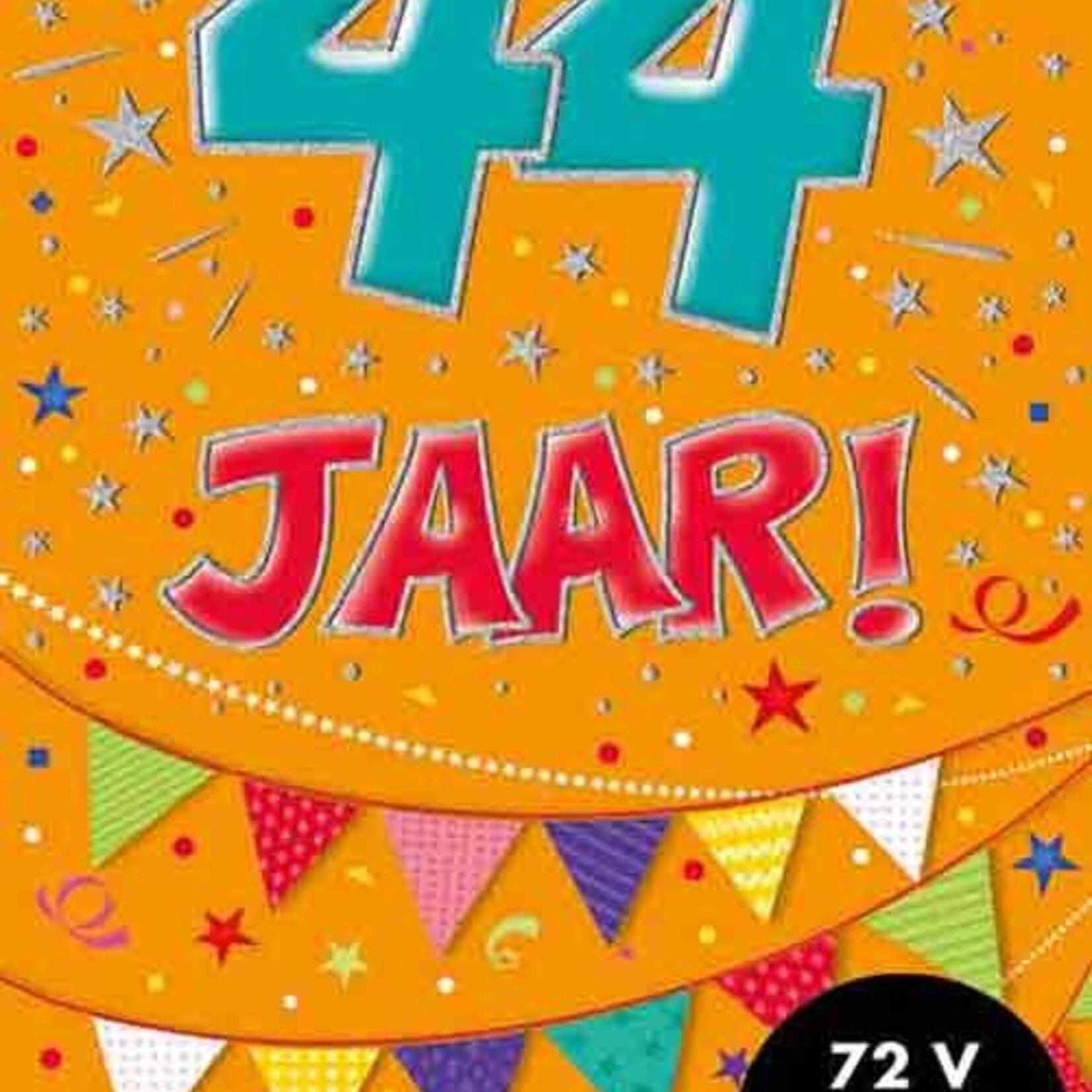 Party Planet Verjaardagskaart nr.  44