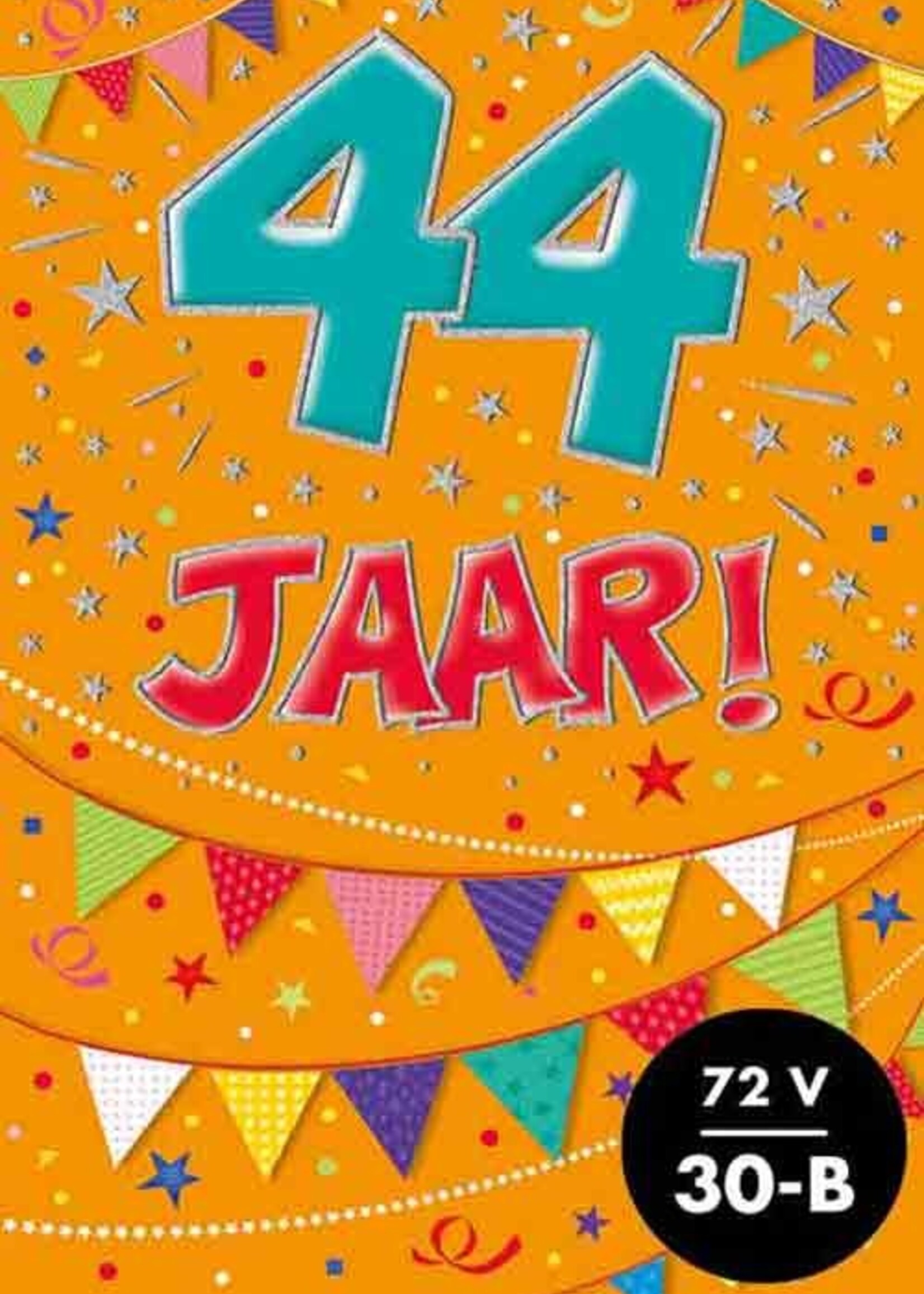Party Planet Verjaardagskaart nr.  44