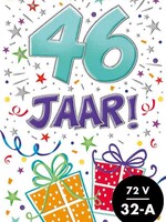 Party Planet Verjaardagskaart nr.  46