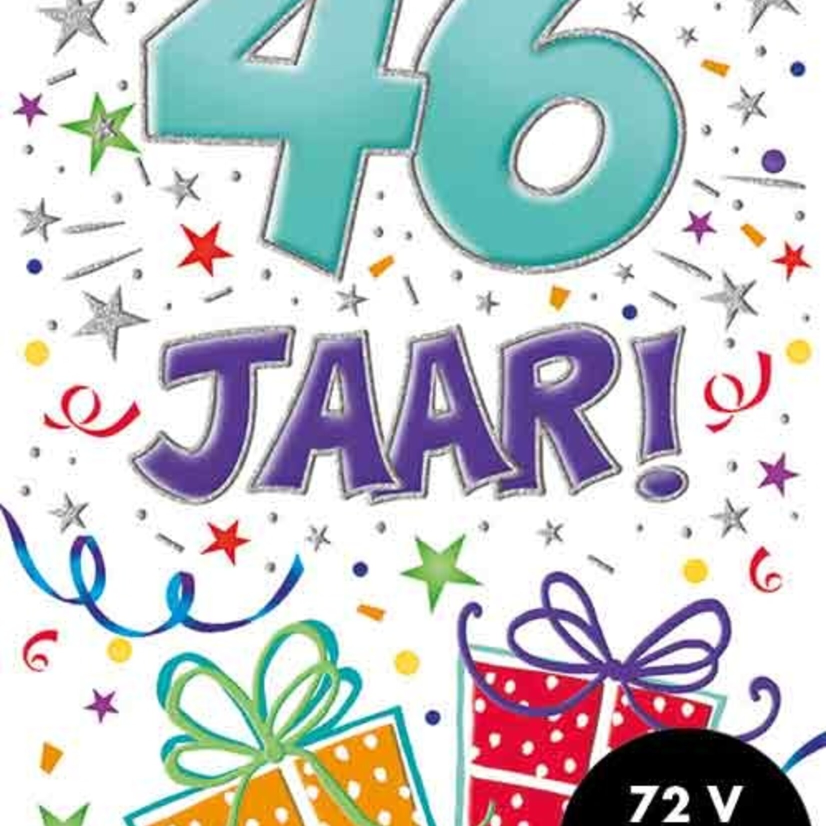 Party Planet Verjaardagskaart nr.  46