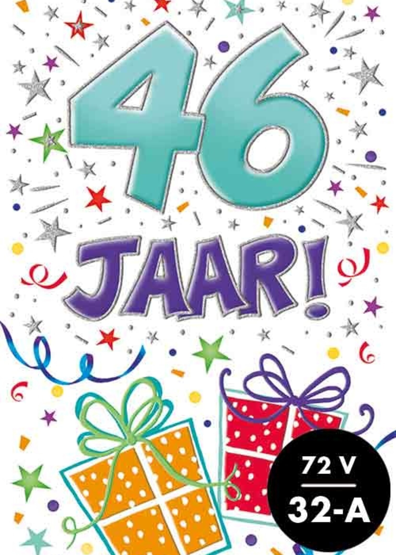 Party Planet Verjaardagskaart nr.  46