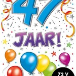 Party Planet Verjaardagskaart nr.  47