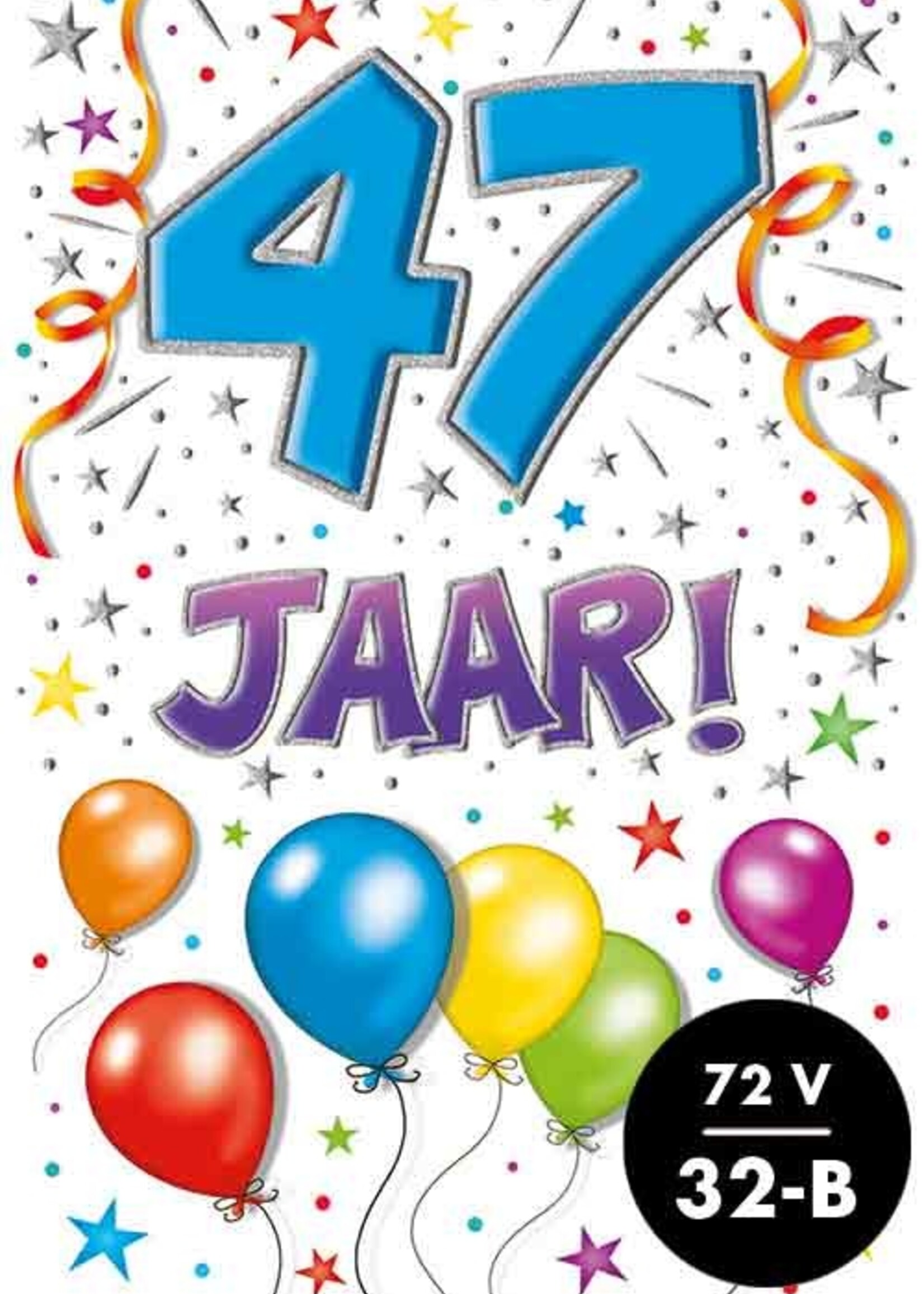 Party Planet Verjaardagskaart nr.  47