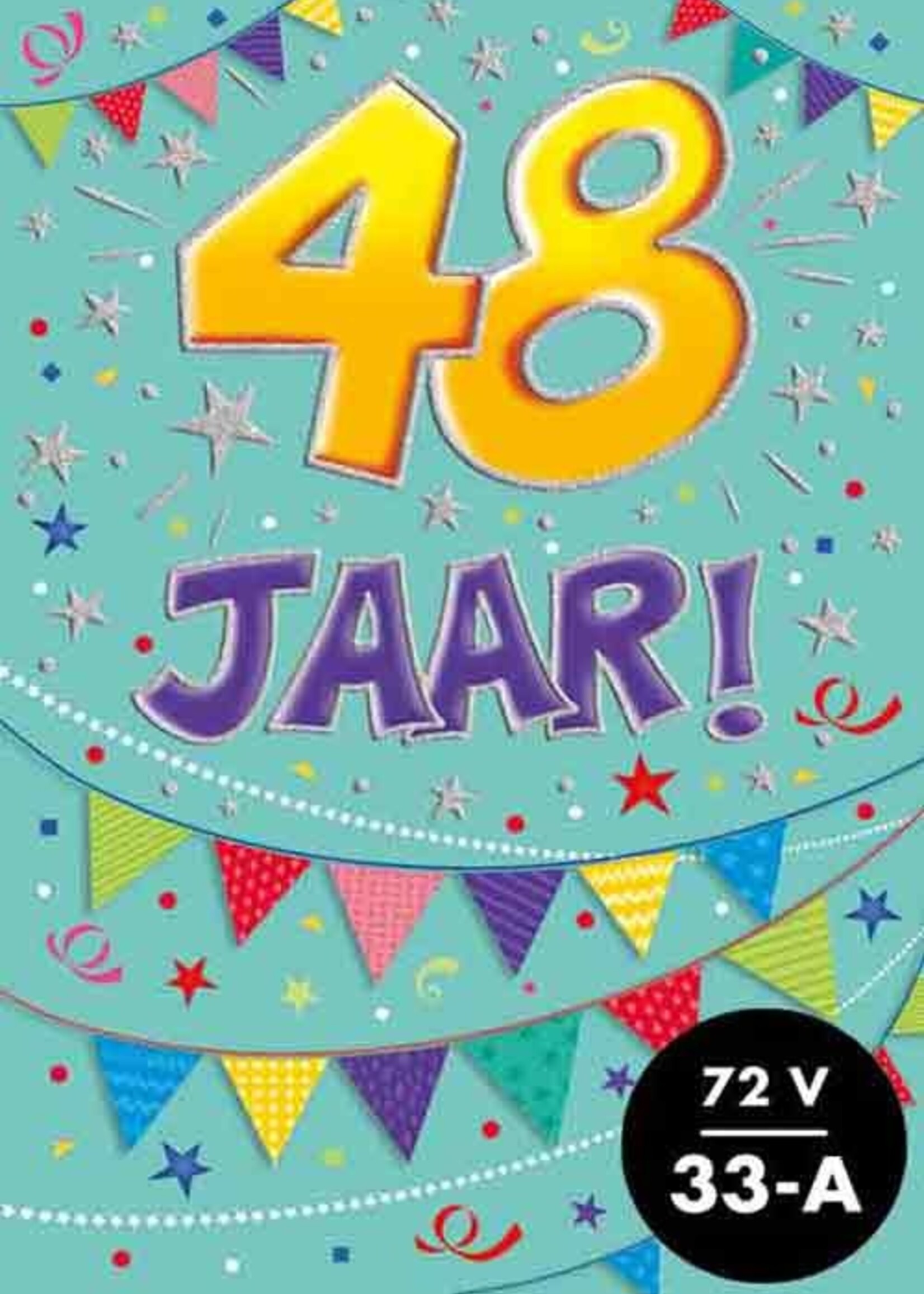 Party Planet Verjaardagskaart nr.  48