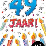 Party Planet Verjaardagskaart nr.  49