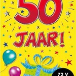 Party Planet Verjaardagskaart nr.  50