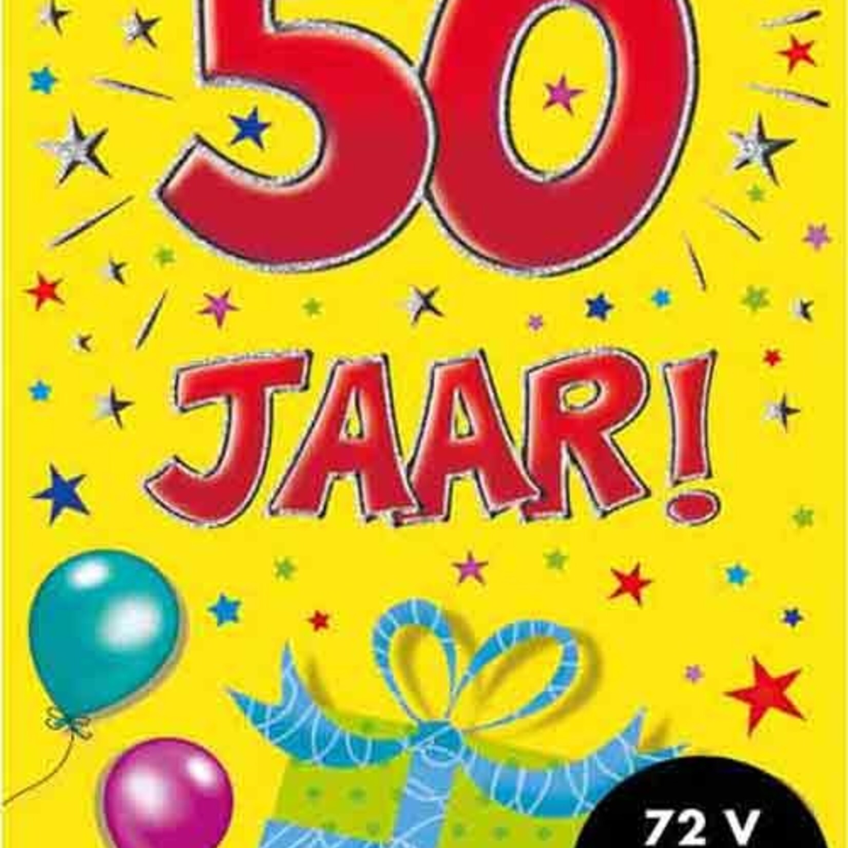 Party Planet Verjaardagskaart nr.  50