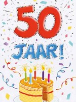 Party Planet Verjaardagskaart nr. 50