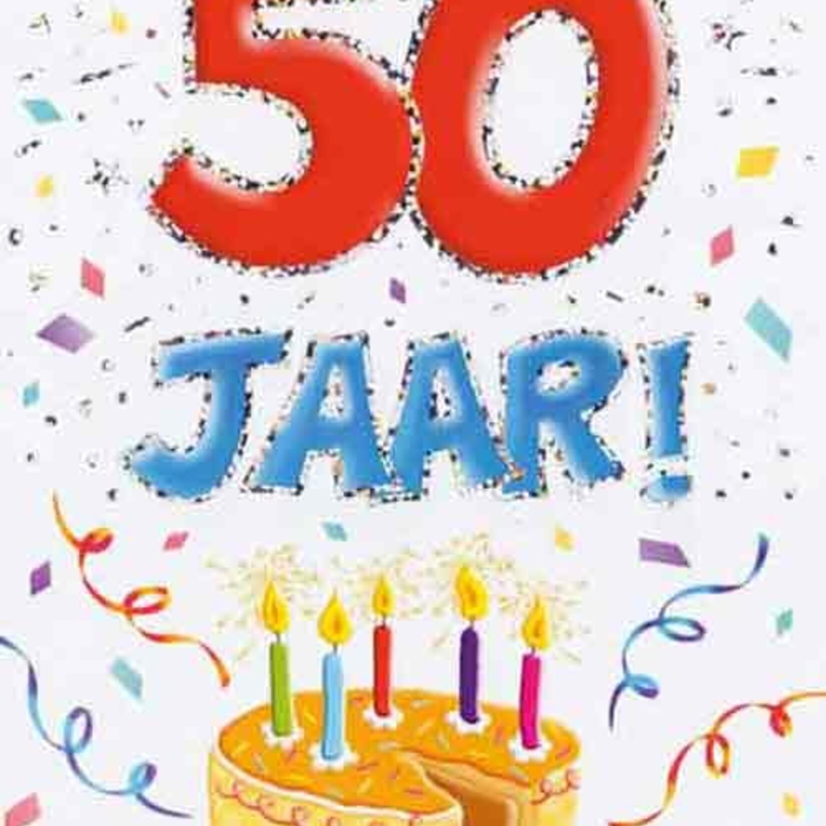 Party Planet Verjaardagskaart nr. 50