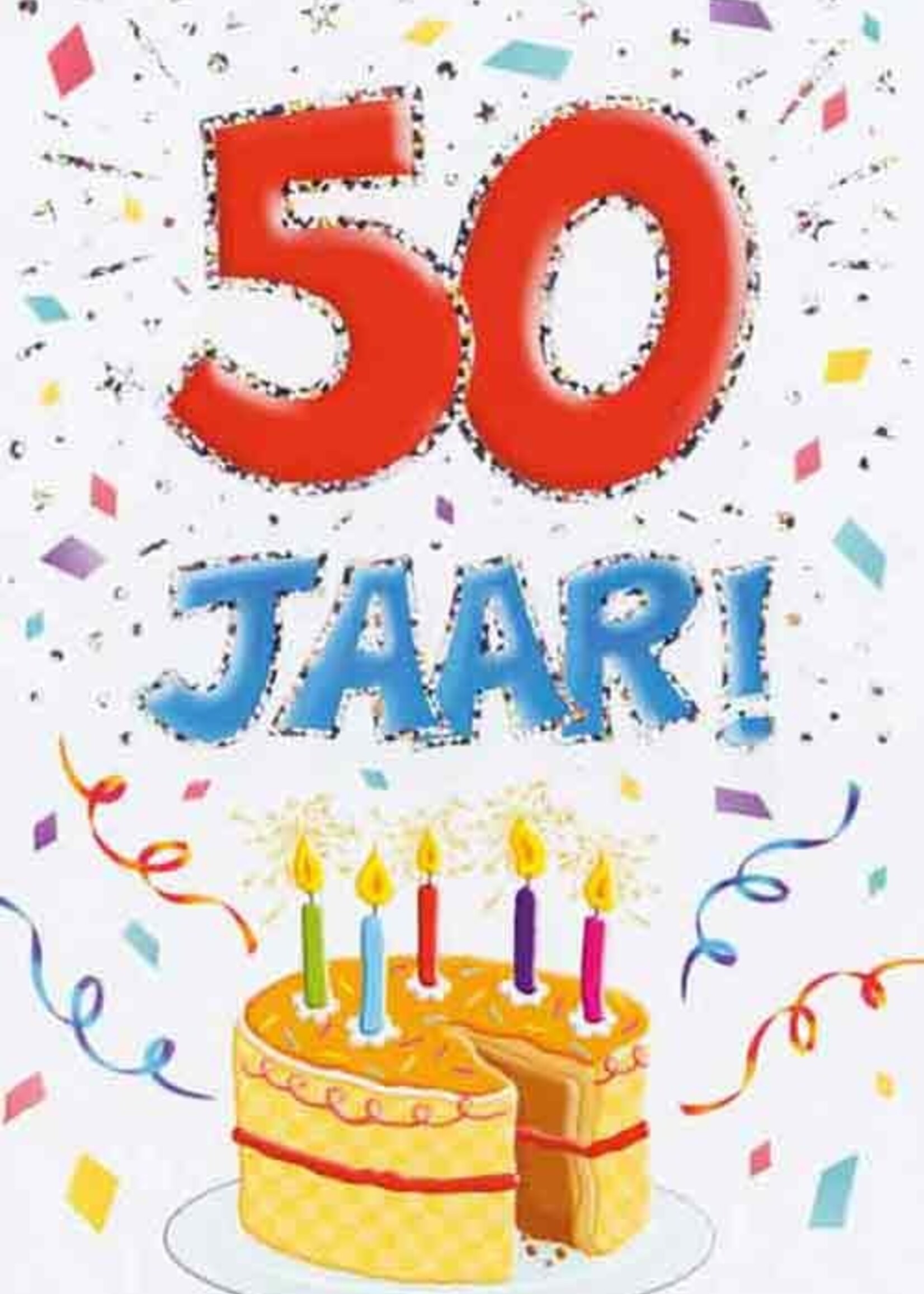 Party Planet Verjaardagskaart nr. 50