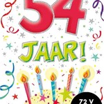 Party Planet Verjaardagskaart nr. 54