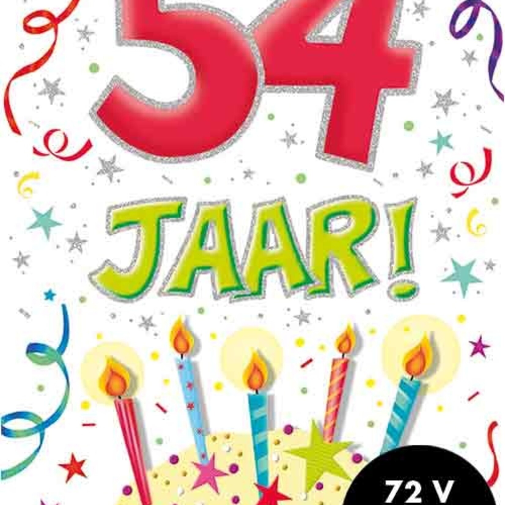 Party Planet Verjaardagskaart nr. 54